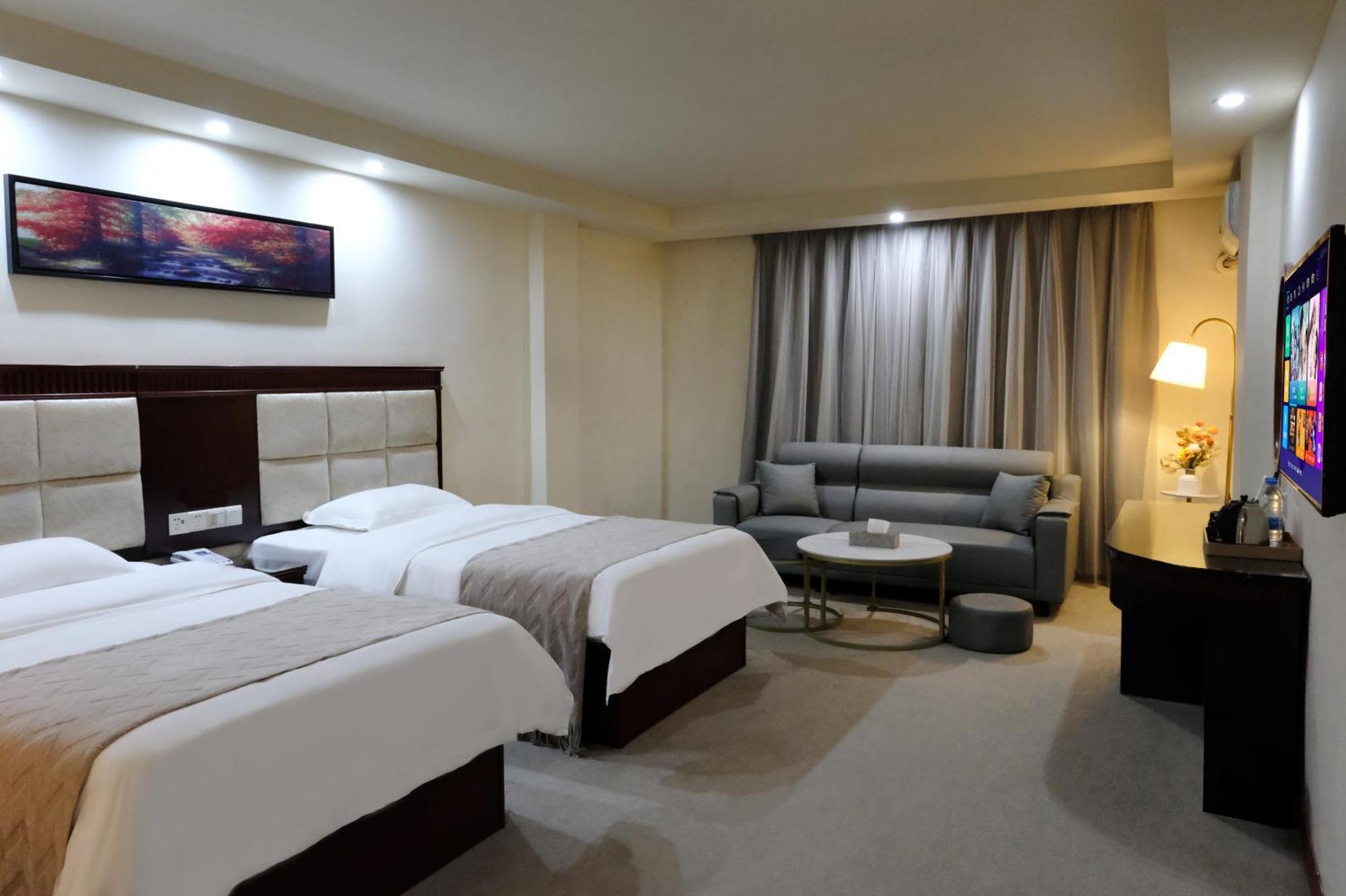 Huahang Hotel - Guangzhou Baiyun International Airport - Free Airport Shuttle Bus Exterior foto
